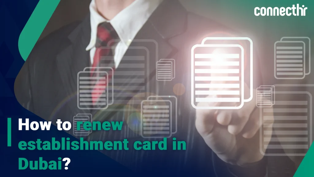 how to renew establishment card in Dubai