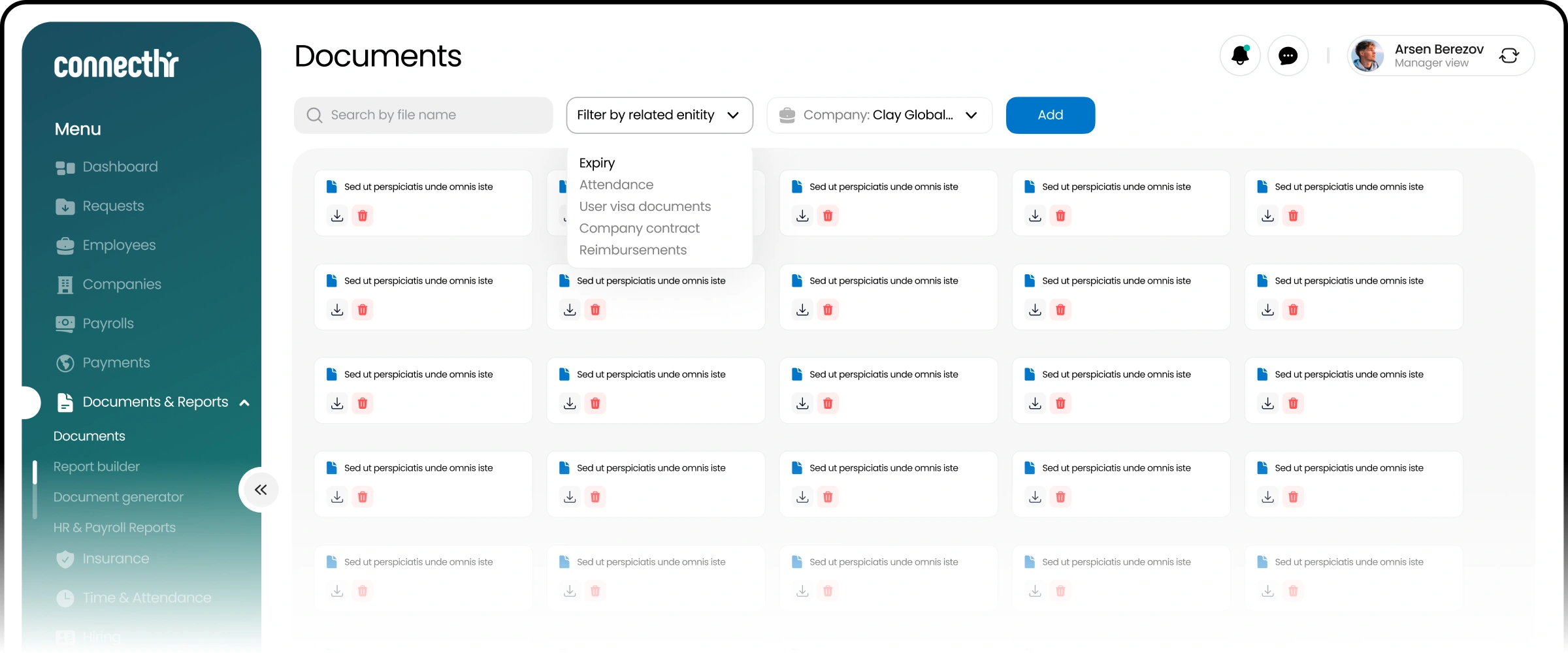 Connect HR Document Expiration UAE