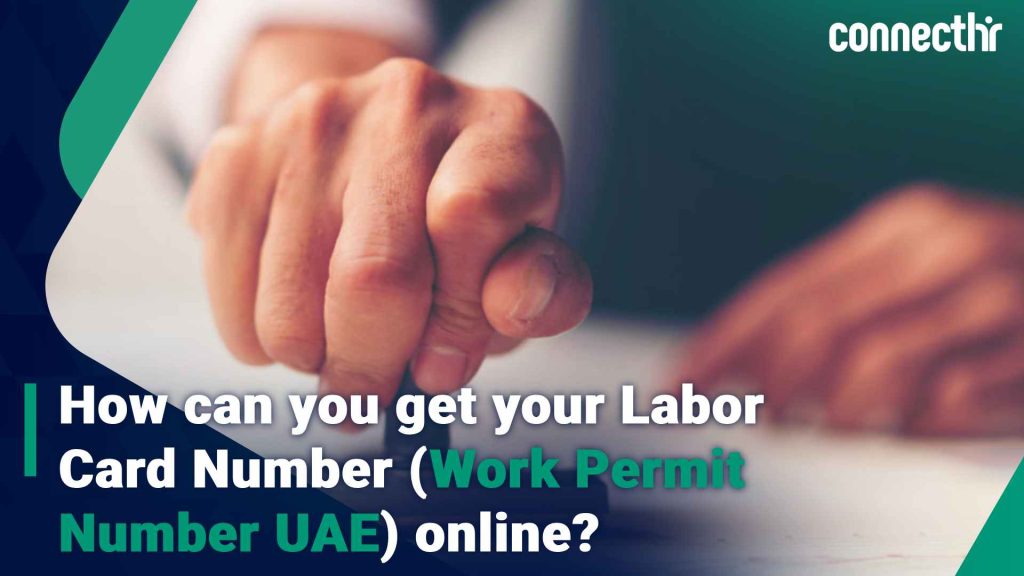 work permit number UAE